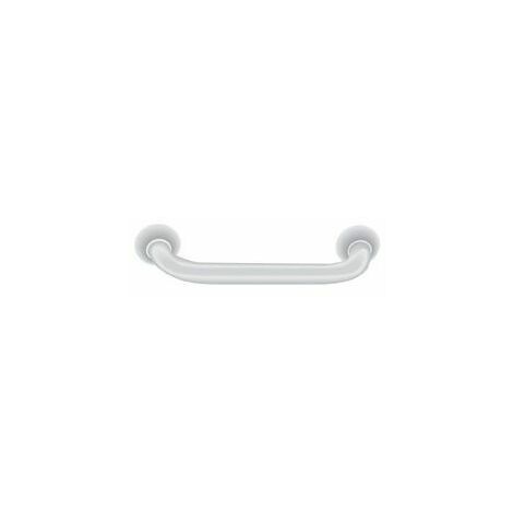 Pellet – Barre de maintien droite aluminium époxy blanc 300 mm – Diamètre 30 mm – Charge 150 kg – Fixations invisibles