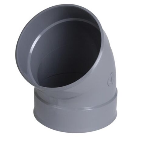 Coude PVC double Femelle 45° D125 - WAVIN - 3026063 (1/5)