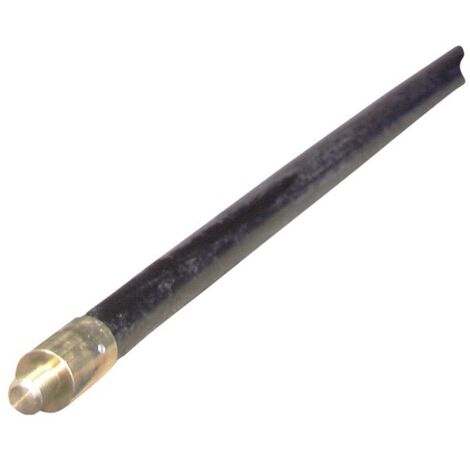 Diff – Canne de ramonage en polypropylène noire 2000mm – Raccord femelle 12x175mm – Diamètre 18mm pour conduits de cheminée