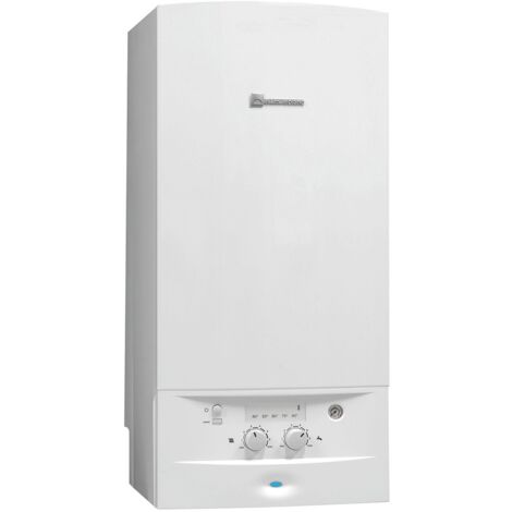 Elm Leblanc – Chaudière murale gaz mixte 24 kW – Émission NOx 15 mg/kWh – Rendement 77% – Débit eau chaude 11 l/min – 7716705075