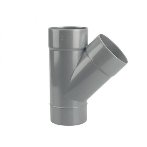 Culotte PVC mâle-femelle 45° D125 - WAVIN - 3026015 (1/2)