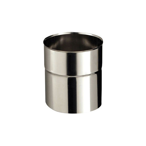 Poujoulat – Adaptateur inox SOI pour conduit de fumée – Diamètre 130 F – Épaisseur 4/10 mm – Soudé en continu pour chaudières gaz, fioul, bois, charbon (1/2)