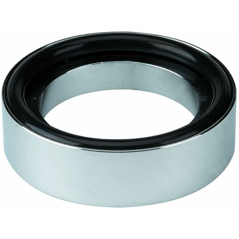 Nicoll – Bague intercalaire de bonde 30mm en laiton chromé – Étanchéité parfaite avec joints inclus – Pour vasques et bols sur plan - 916CR