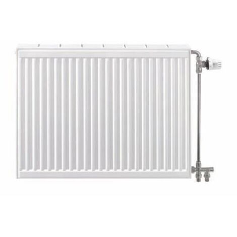 Stelrad – Radiateur panneau type 22 500x800mm 1195W – Acier blanc RAL9016 – Grille supérieure et joues latérales – Pression max 10 bar - 1196watt