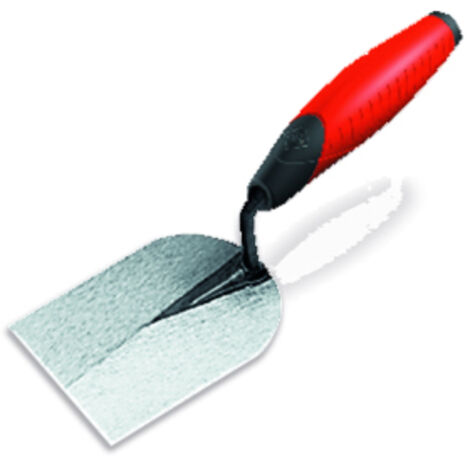 Truelle bi-matière RUBIFLEX PFP19 109 x 80 mm – Poignée ergonomique caoutchouc – Traitement anti-corrosion – Flexibilité accrue - RUBI 109 X