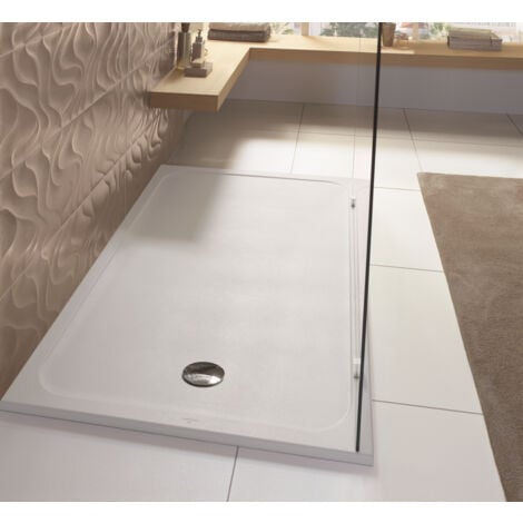 Receveur LIFETIME PLUS extra plat - rectangulaire - Dimensions : 140 x 90 cm - BLANC