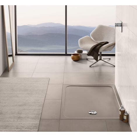 Receveur LIFETIME PLUS extra plat - rectangulaire - Dimensions : 140 x 90 cm - BLANC
