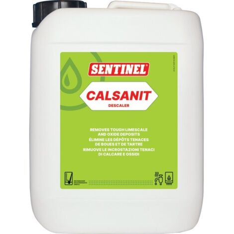Sentinel – Détartrant sanitaire pour chauffe-eau – Dissout rapidement le calcaire – Restaure les performances – Efficace à basse température (1/4)