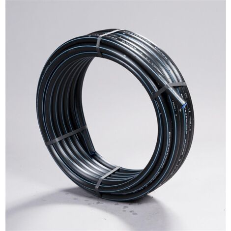 TUBE PE AEP 16B - Tuyau pe bande bleue 16 bars 32x3.6 couronne 100m