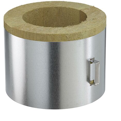 Poujoulat – Coquille isolante Therminox – Ø 150 mm – Hauteur 350 mm – Conduit de fumée conforme RT – Pour constructions BBC et passives
