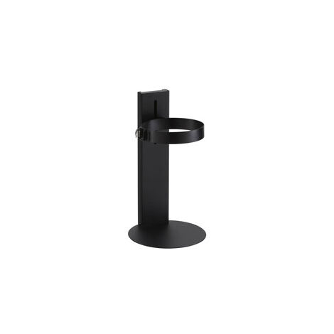Poujoulat – Maintien au sol réglable 13-22 cm – Noir mat – Pour conduits PGI – Montage sans collier mural – Pertes de charges optimisées