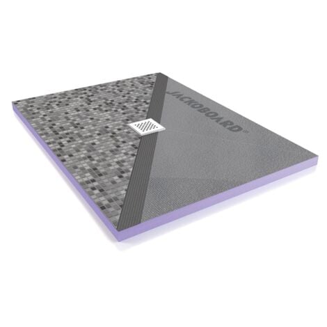 Receveur douche prêt à carreler avec écoulement centré - Receveur carré à écoulement centré 1200 x 900 x 40 mm