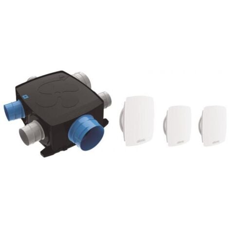 Kit VMC simple flux autoréglable ATLANTIC AUTOCOSY 412290 pour 4 sanitaires