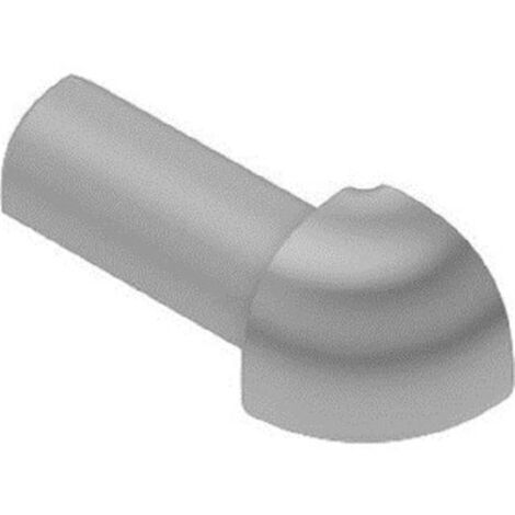 Schlüter-Systems Kg Deutschland – Angle sortant 90° PVC blanc brillant RONDEC PRO/E – Hauteur 10 mm – Profilé quart de rond pour finition esthétique