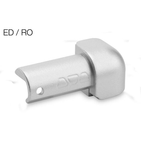 Schluter – Angle sortant 90° RONDEC A – Aluminium anodisé mat – Hauteur 8 mm – Compatible avec profilés RONDEC A/ED (1/2)