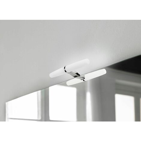 Applique murale LED 1,9W – Flux lumineux 140 LM – Température de couleur 5700K – IP44 pour salle de bains – Design cylindrique blanc