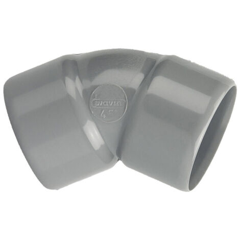 Coude PVC double Femelle 45° D32 - WAVIN - 3026068 (1/2)