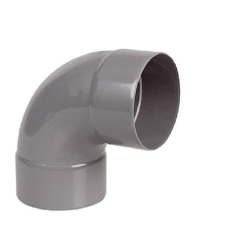 Coude PVC double Femelle 87°30 D80 - WAVIN - 3026053
