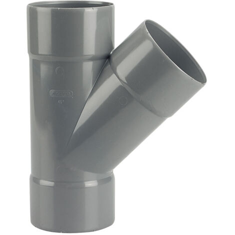Culotte PVC double femelle 45° D50 - WAVIN - 3026031