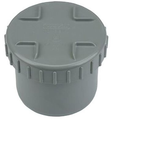 Wavin – Raccord d'évacuation PVC D125 – Joints EPDM – Assemblage emboîture mâle à coller – Pour réseaux d'évacuation – 3025976