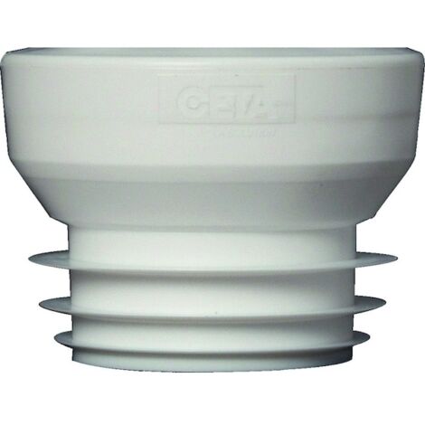 Ceta – Raccord d'évacuation PVC droit 100mm – Manchette souple à joint – Installation rapide sans collage – Pour eaux usées domestiques