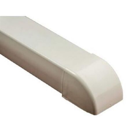 Mc Distribution – Embouts de goulotte PVC 110mm – Antichoc et résistant au feu – Finition soignée pour installation électrique – Accessoire goulotte électrique