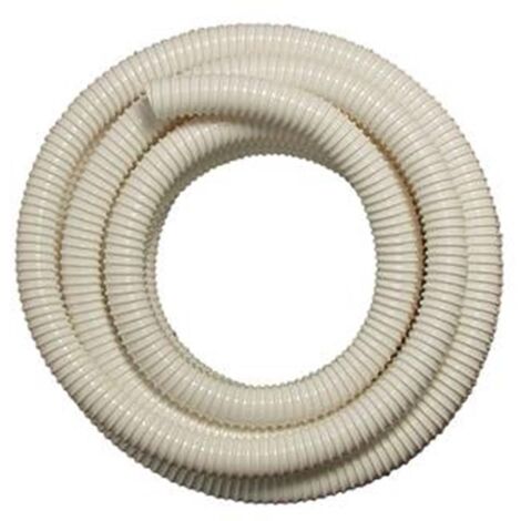 Ceta – Flexible sanitaire TOUTFLEX – Couronne 30 ML – PVC blanc spiralé – Diamètre intérieur 31 mm – Résistance aux acides et alcalis (1/2)