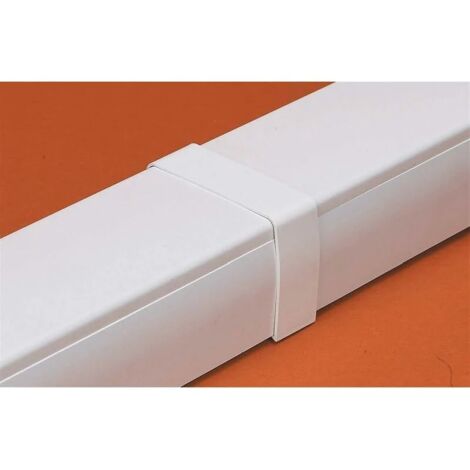 Mc Distribution – Raccord de goulotte en PVC rigide 110mm – Résistant au feu M1 – Antichoc et stabilisé UV – Pour installations électriques