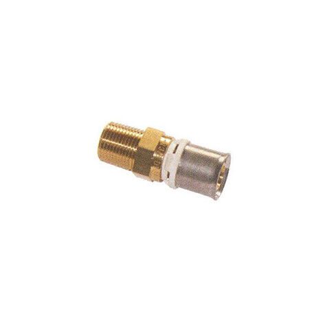 Raccord mâle fixe pour tube multicouches - Diamètre : 26 - 3/4"