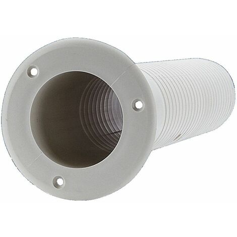 Salina – Traverse de mur 350 mm – Diamètre 64/100 mm – Manchon traverse de cloison pour goulotte – Installation facile pour plomberie et climatisation