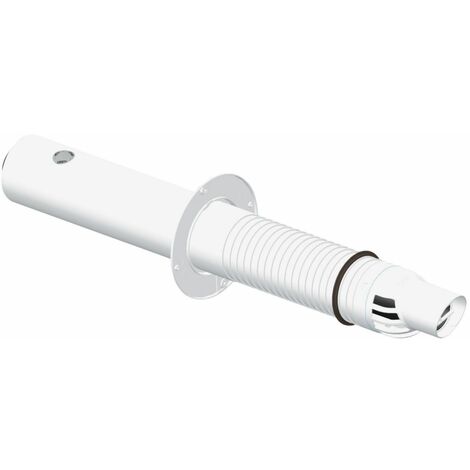Ubbink – Terminal de rénovation 60/100 – Matière PPTL/PVC – Installation facile sans maçonnerie – Pour chaudières à gaz à condensation