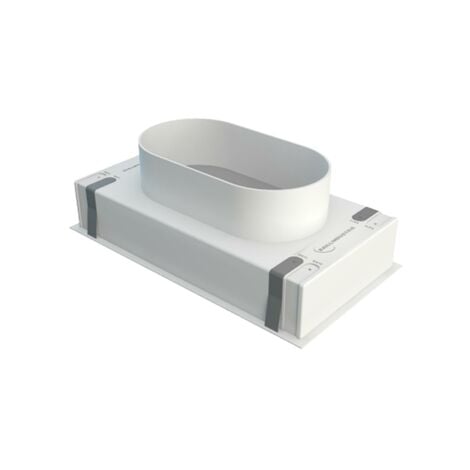 Plénum en ABS pour grille de soufflage - Plénum en ABS grille de soufflage 400x150mm