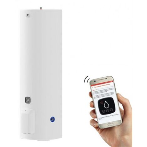Thermor – Chauffe-eau à accumulation 300 L – Résistance stéatite protégée – Double protection anticorrosion – Connecté WIFI – Économie d'énergie 12%