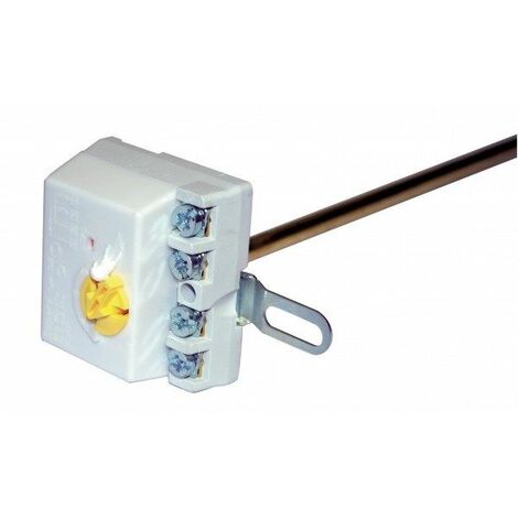 Thermostat TUS 370 à pattes – Contrôle monophasé 15A/380V – Réglage de 20 à 72°C – Bulbe Ø 6mm x 370mm – Cotherm