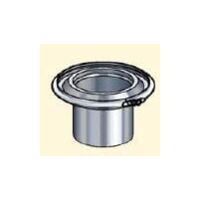 Réduction Conique Poujoulat Pour Cheminée - Diamètre 150 Mm - Inox Galva - Réf. 32150554