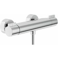 Nobili ABC series external thermostatic shower mixer AB87030CR Chromé - Laiton