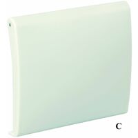 Aldes – Prise d'aspiration NEO – Prise murale monobloc ABS – Installation à hauteur d'interrupteur – Pour espaces confinés
