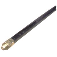 Diff – Canne de ramonage en polypropylène noire 2000mm – Raccord femelle 12x175mm – Diamètre 18mm pour conduits de cheminée