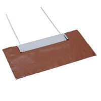 Poujoulat – Kit d'étanchéité pour sortie de toit – Couleur brique RAL 0051 – Conception flexible pour tuiles – Étanchéité renforcée avec butyle autocollant