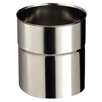 Poujoulat – Raccord fumisterie inox SOI – Diamètre 130 F – Soudé en continu – Épaisseur 4/10 – Pour chaudières gaz, fioul, bois, charbon