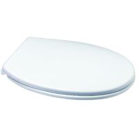 Abattant adulte pour WC – Polypropylène blanc – Fixation à écrou rapide – Design universel et hygiénique – Dubourgel