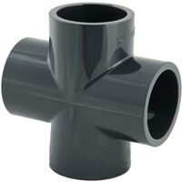 Croix en PVC à 90° - Diamètre: 63 mm