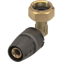 Raccord écrou tournant à 90° - Raccord écrou tournant à 90°: 16x1/2"
