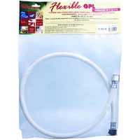 Flexible gaz caoutchouc butane/propane à embouts mécaniques - Longueur : 1,5 m