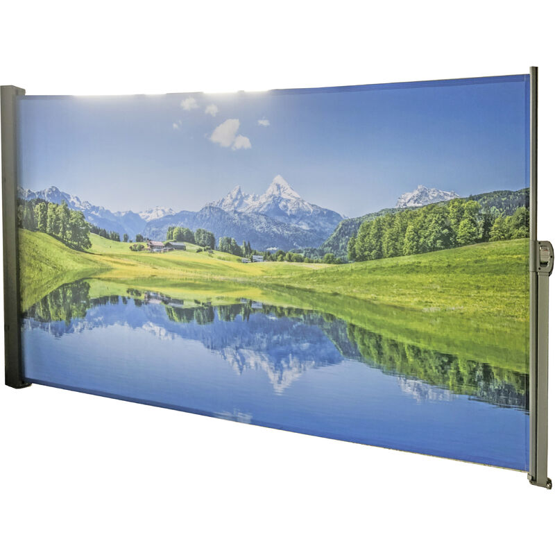 Seitenmarkise Mit Fotodruck 160 X 300 Cm SÜDSEE Windschutz Und Sichtschutz Pohv