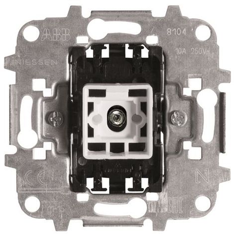 Interruptor monopolar con visor 2 elementos marfil (Niessen Stylo