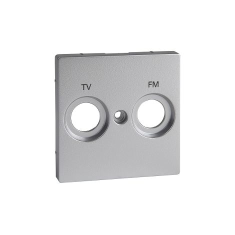 Caratula Toma TV/FM elegance Aluminio SCHNEIDER ELECTRIC MTN299560