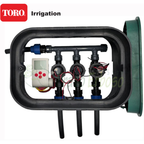 Toro PA-EZP-P3 - Pozzetto per irrigazione assemblato da 1" 3 zone