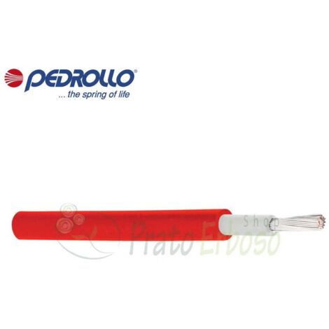 Cavo per impianti fotovoltaici rosso 1 X 4 mm2 (al m/l)