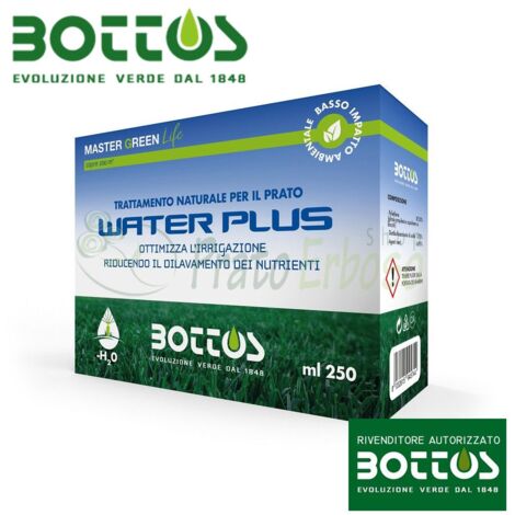 Water Plus - Agente surfattante ed umettante per prato da 250 gr
